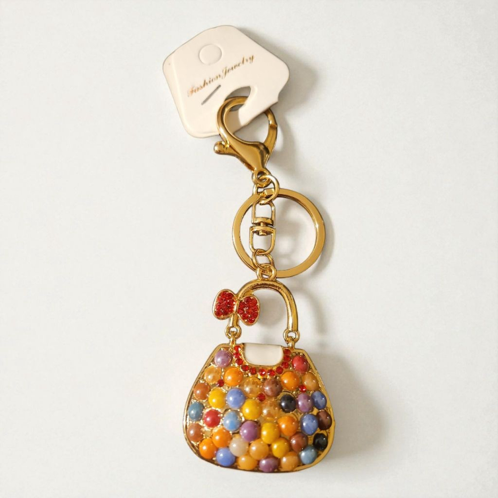 Purse Keychain Multicolor - Picture 2 of 3
